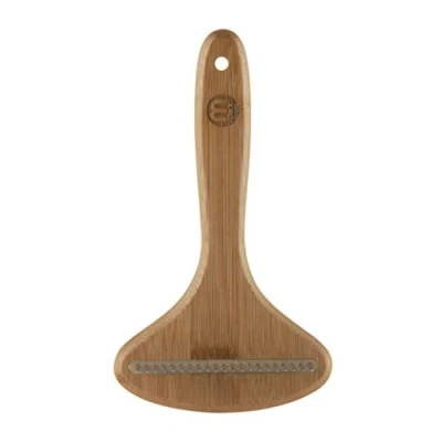 Image de Mikki Brosse Râteau Démêlante en Bambou pour Pelages Mi Longs/Doubles Convient à l’Usage avec Chats/Chiens Grande 1 Unité
