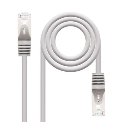 Image de NANOCABLE 10.20.0810 Câble Ethernet RJ45 Cat.6 FTP AWG24, Gris, 10mts