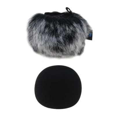 Image de LT Easiyl 1 Set Pare Brise Microphone Remplacement Compatible avec DR 05X 05 Enregistreur Fourrure et Mousse