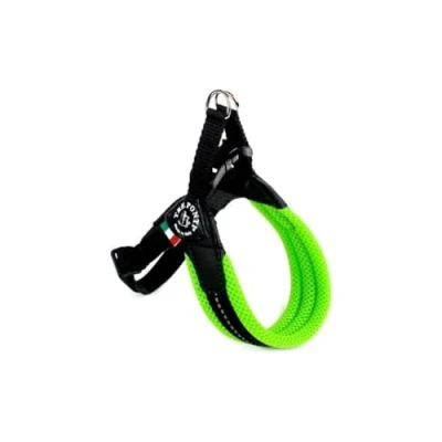 Image de Tre Ponti Easy Fit Mesh Classic Neon Harnais pour Chien Vert 3,5 g