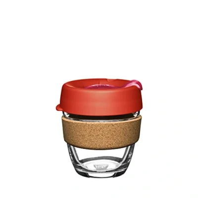 Image de KeepCup Tasse à café réutilisable en verre trempé et liège naturel, S 227 ml, Daybreak
