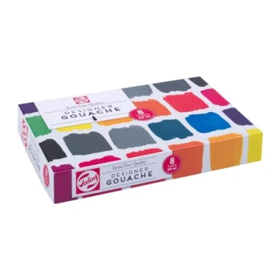 Image de LANGUES SET GOUACHE 8X20ML