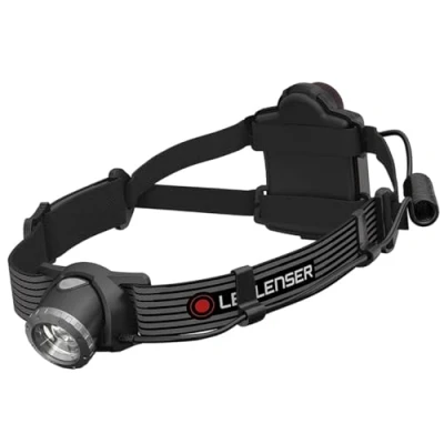 Image de Ledlenser H7R SE Lampe frontale LED rechargeable 400 lumens avec Lumière rouge et 10 heures d&#039;autonomie d&#039;extérieur USB