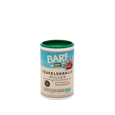 Image de GRAU L’original Griffe Du Diable En Poudre 100 % Pure, Pour Tendons Et Ligaments, Renforcer Mobilité Articulations, Lot De 1 (1 x 150 g), Complément Alimentaire Chiens