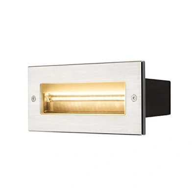 Image de SLV 233660 BRICK Luminaire extérieur encastrable à LED intégrée 11 W acier inoxydable