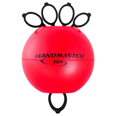 Image de Handmaster Plus Handtrainer Fingertrainer Unterarmtrainer, Mittel, Rot