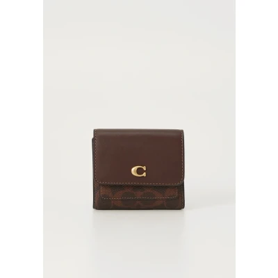 Image de Coach MILA Small FLAP Wallet Portefeuille, Femme, Taille: One Size, Maple