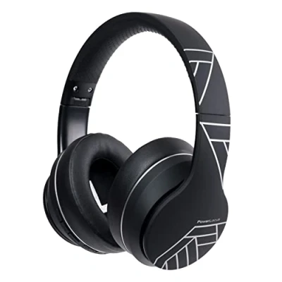 Image de PowerLocus Casque Bluetooth sans Fil, P6 Audio Hi FI Stéréo avec 40Heures, Fil et Filaire Micro Intégré, Assistant Vocal intégré pour iPhone,Samsung,iPad,Tablette,PC