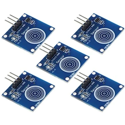 Image de TECNOIOT 5pcs TTP223 TTP223B Jog Digital Touch Sensor Capacitive Switch Module