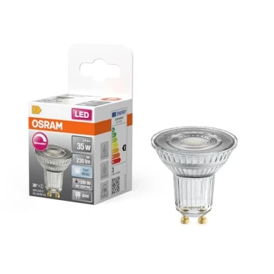 Image de OSRAM 4099854457050 Lampe à réflecteur LED CEE E (A G) GU10 2.4 W blanc froid (Ø x H) 50.00 mm 1 pc(s)