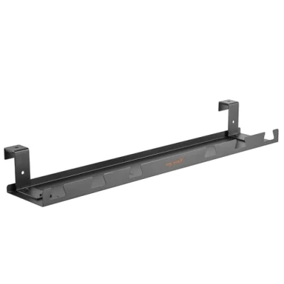 Image de my wall Gestion des câbles de Bureau HZ47L Montage Facile sur Table, vis ou accrochage, Longueur 590 mm, Largeur 131 Charge maximale 5 kg, Guide pour Bureau, sous Table