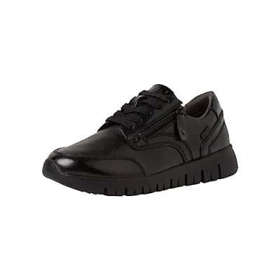 Image de Jana 82376541 Baskets basses, Femme, Taille: 41, Black uni Matière synthétique