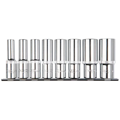 Image de NEO TOOLS 08 650 Jeu de douilles 8 Spline Acier chrome vanadium 1/2