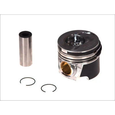 Image de MAHLE ORIGINAL 030 59 02 Piston 81,51 pour cylindre 3, 4, 5 avec porte segment, sans canal de refroidissement