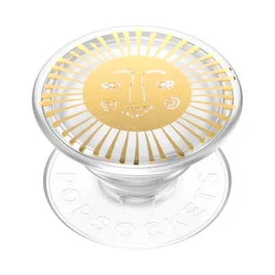 Image de PopSockets Poignée de téléphone Transparente avec béquille Extensible, pour téléphone, PopGrip translucide, Déesse du Soleil