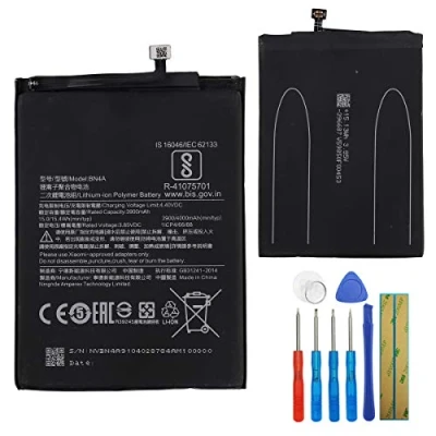Image de E yiiviil Batterie BN4A compatible avec Xiaomi Redmi Note 7 M1901F7C M1901F7E outils