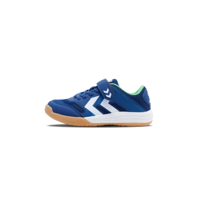 Image de Hummel Multiplay Stable Chaussures fitness pour enfants, Taille: 30, Navy Matière synthétique