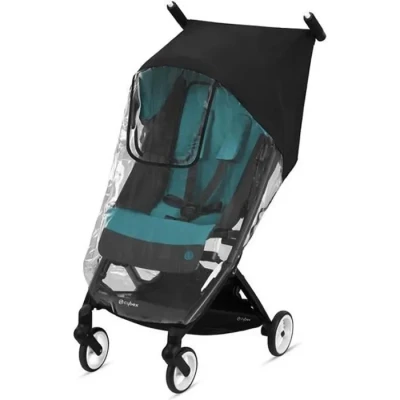Image de CYBEX Habillage pluie doré pour poussette Libelle Transparent 521000707 1 Unité (Lot de 1)