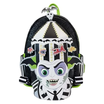 Image de Loungefly Beetlejuice Carrousel Glow in The Dark Mini sac à dos Cosplay