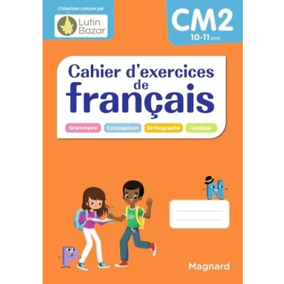 Image de Cahier d&#039;exercices de français CM2 Une collection conçue par Lutin Bazar (Broché)