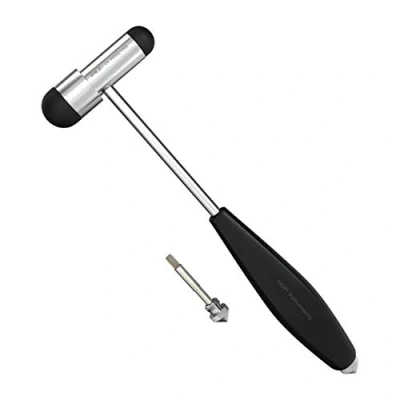 Image de MDF® Babinski Buck® Marteau à Réflexes Neurologique avec pinceau intégré et Poignée HPD Légère Noir (MDF515PBT 11)