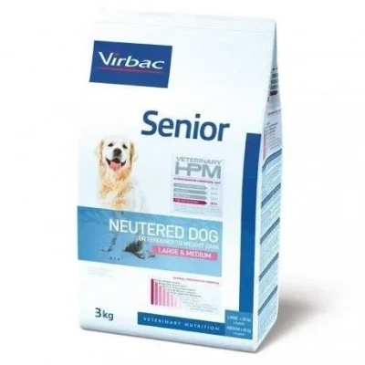Image de Virbac Veterinary HPM Vet Dog Senior Neutered M/L Nourriture pour Chien 12 kg