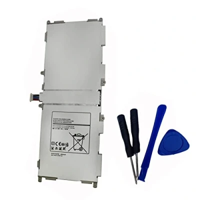 Image de Howtopfor EB BT530FBU Batterie de rechange compatible avec Samsung Galaxy Tab 4 10.1 SM T530 T531 T532 T533 T535 T536 T537 BT530FBE outils 3,8 V 6800 mAh