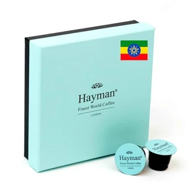 Image de 100% café Yirgacheffe d&#039;Ethiopie capsules de fraîchement torréfié, compatibles avec les machines Nespresso Original Line Coffret 20