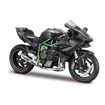Image de Maisto KAWASAKI Ninja H2R Maquette de moto à monter soi même l&#039;échelle 1/12, motifs et couleurs assortis