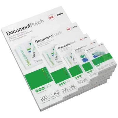 Image de GBC 3740442 Lot de 100 Pochettes plastification standards Transparent