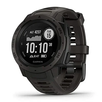 Image de Garmin Instinct Montre GPS Multi Fonctions Outdoor Graphite Gray (Reconditionné)