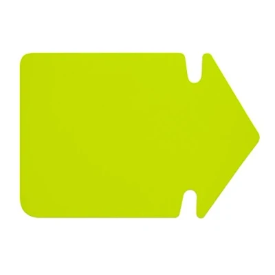 Image de folia 667 911 Lot de 20 flèches en carton lumineux double face Jaune vif env. 24 cm