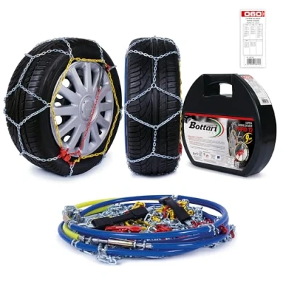 Image de Bottari 18816 &quot;Rapid T2&quot;: Chaines à neige 9 mm, Taille 060, Compatibles ABS et ESP