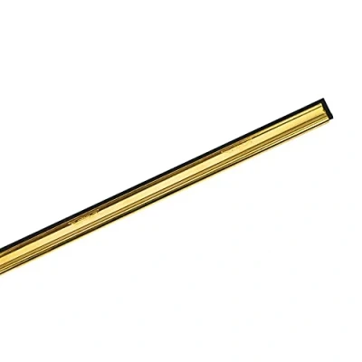 Image de Ettore 45,7 cm laiton Canal W/caoutchouc (1144)