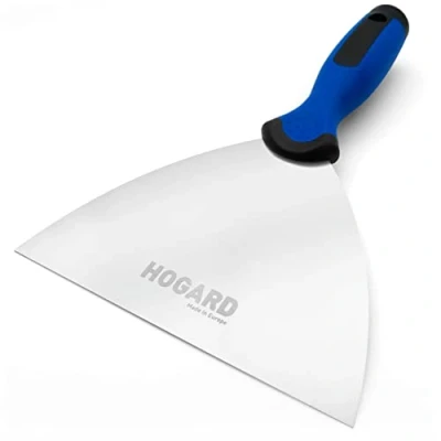 Image de HOGARD Couteau à Enduire INOX Spatule pour Enduit 150 mm Acier Inoxydable Fabriquée en UE