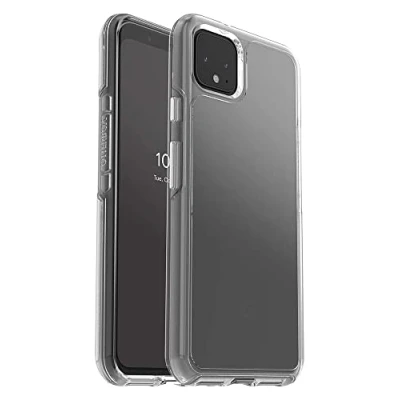 Image de OtterBox Symmetry Clear Coque pour Pixel 4 XL, Antichoc, anti chute, protection fine, supporte 3 x plus de chutes que la norme militaire, Transparent