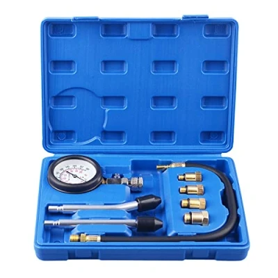 Image de DAYUAN Testeur de Compression, Coffret compressiomètre Set compresseur pour Tous Moteurs Deux Kfz M10 M12 M14 M18 0 20 bar &amp; 300 psi