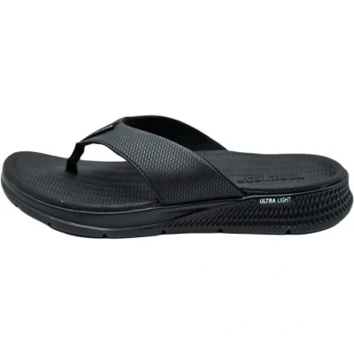 Image de Skechers Homme Go Consistent Sandal Synthwave Flip Flop, Noir, 42.5 EU
