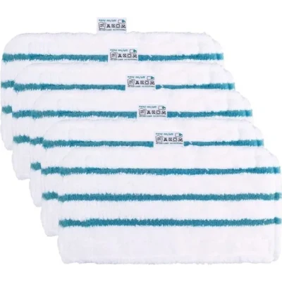 Image de Lingette Microfibre rectangle pour balai vapeur Black et Decker FSM1630,FSM1616,FSM1605,FSMH13E5,FSMH1321 FSMP20 [Lot 5]