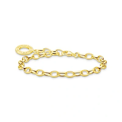 Image de Thomas Sabo Bracelet à breloques classique en Argent plaqué or X0031 413 39, Kleine, sterling, Pas de gemme