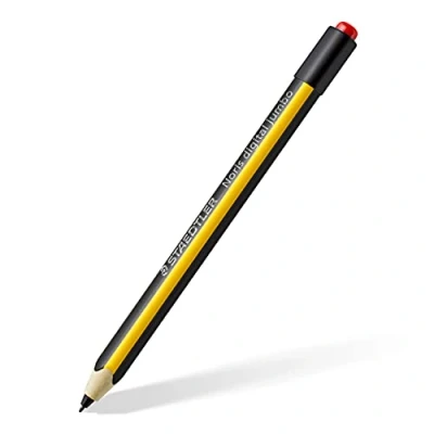 Image de Staedtler Noris digital jumbo 180J 22, EMR Stylus avec une gomme numérique souple, un pour écriture numérique, dessiner et effacer sur écran doté de la technologie