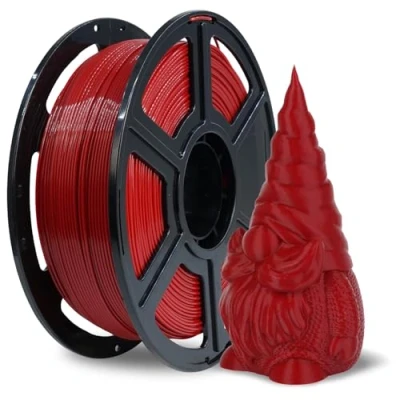 Image de Flashforge Filament PLA HS 1,75 mm 1 kg haute vitesse Pour imprimante 3D (HS Ruby Red)