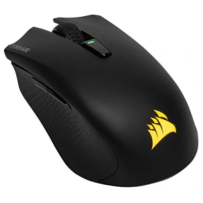 Image de Souris de jeu FPS/MOBA Légère 10 000 DPI 6 Boutons Programmables Bluetooth à Faible Latence Compatible iCUE PC, Mac, PS5, PS4, Xbox Noir