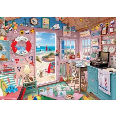 Image de Ravensburger My Haven No.7 The Beach Hut 1000 Piece Jigsaw Puzzle for Adults &amp; Kids Age 12 and Up