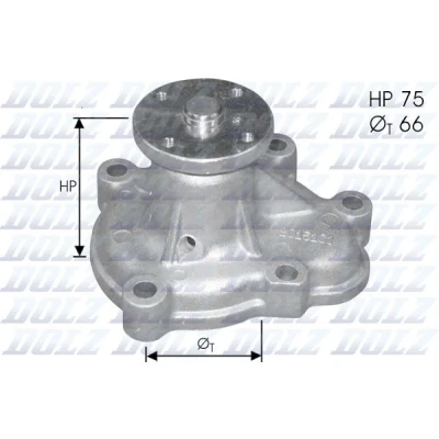 Image de DOLZ O133 Pompe à eau OPEL: Corsa B 3/5 portes
