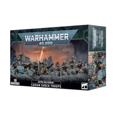 Image de Games Workshop Warhammer 40k Astra Militarum Troupe de Chocs Cadienne (2023)