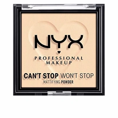 Image de Nyx Professional Makeup CAN’T STOP WON’T Mattifying Powder Poudre, Femme, Taille: 6 g, 01 fair