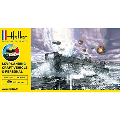Image de Heller Maquette, 56995, lcvp landing craft vehicle personal,1/72