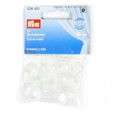 Image de Pym Prym Transparent (10 mm) Clip on Hook 1 unité