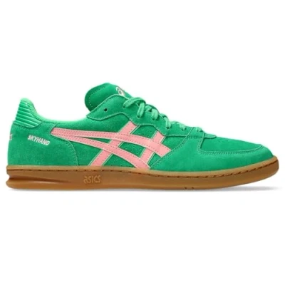 Image de Asics Sportstyle Skyhand OG Unisex Baskets basses, Taille: 37, Cilantro/grapefruit Daim / suède